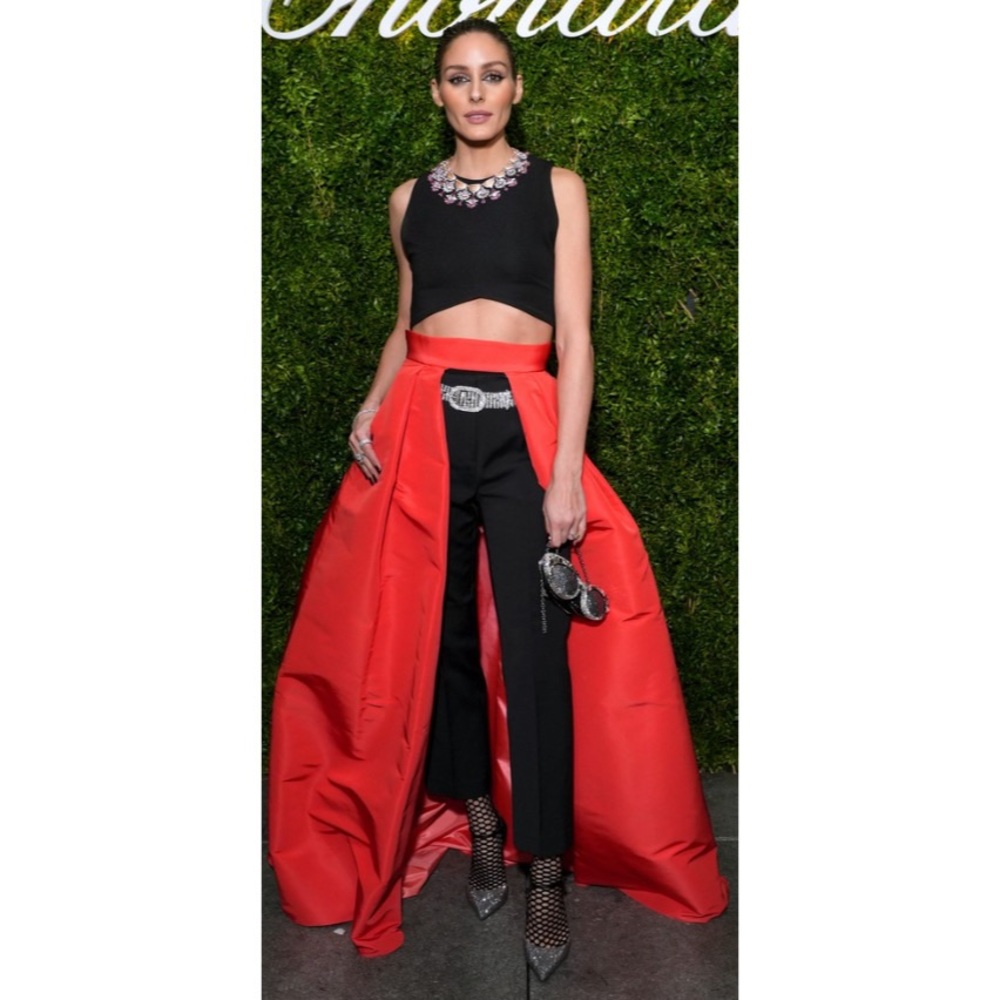 Alexia Maria Silk Faille Convertible Skirt